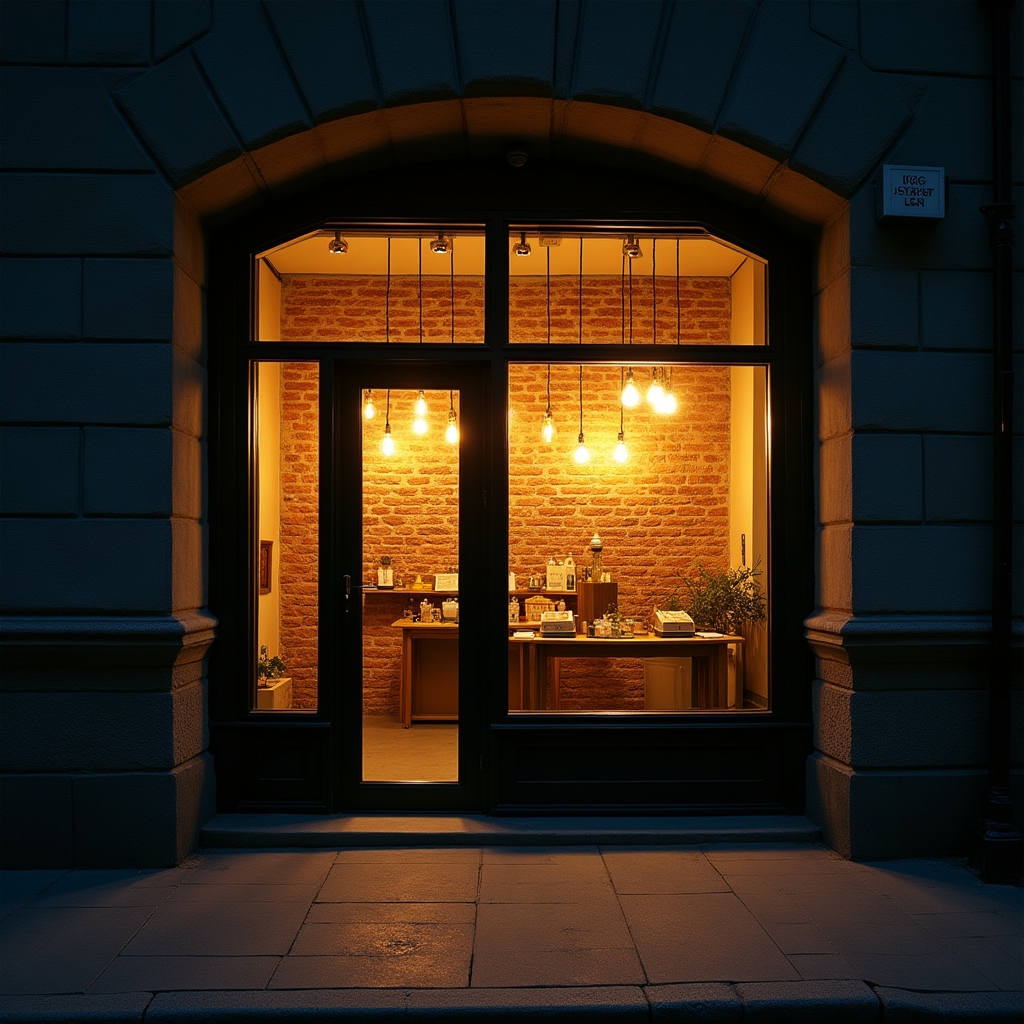 Pop-up-Store in einem ehemaligen Ladenlokal in Linz