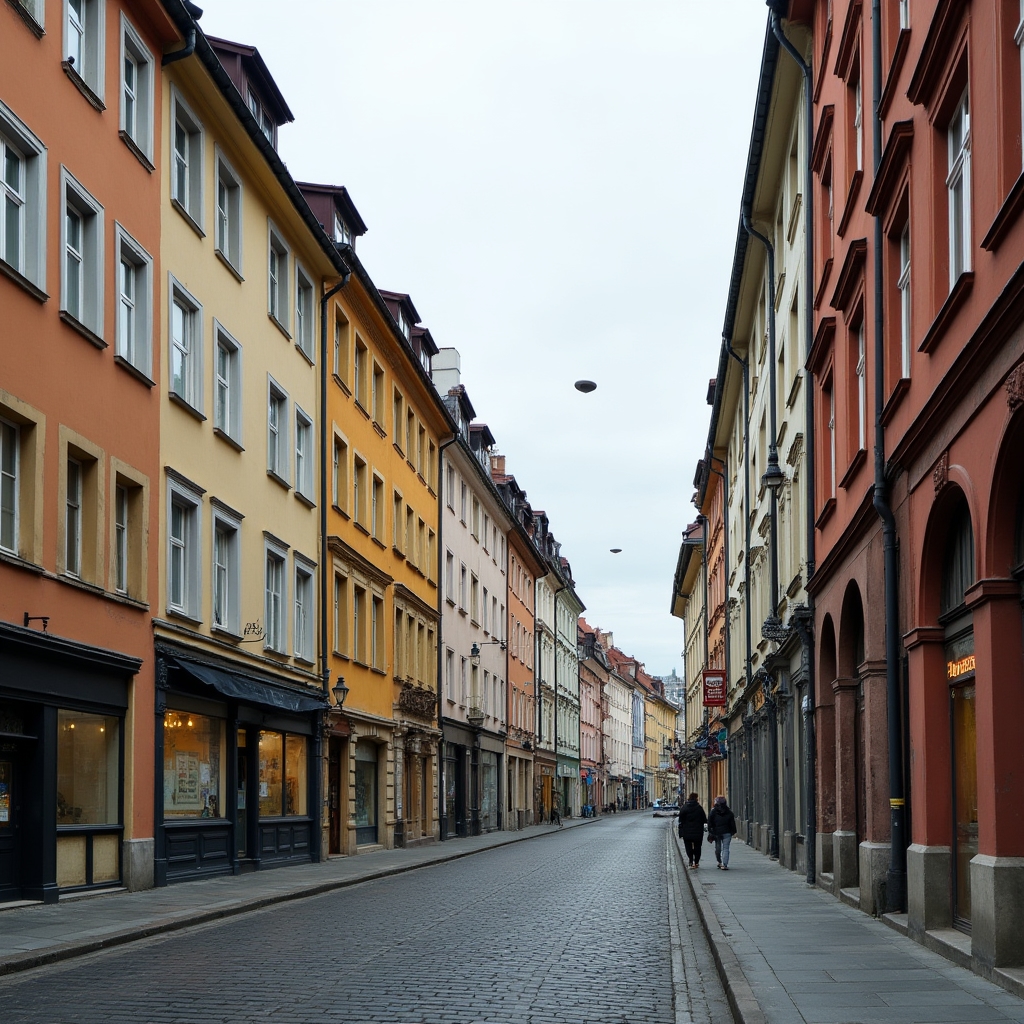 Villacher Altstadt mit Geschäftslokalen